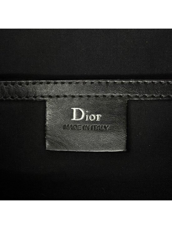 Dior Homme Be Motion Leather Nylon Navy Black Backpack Silver main image 12